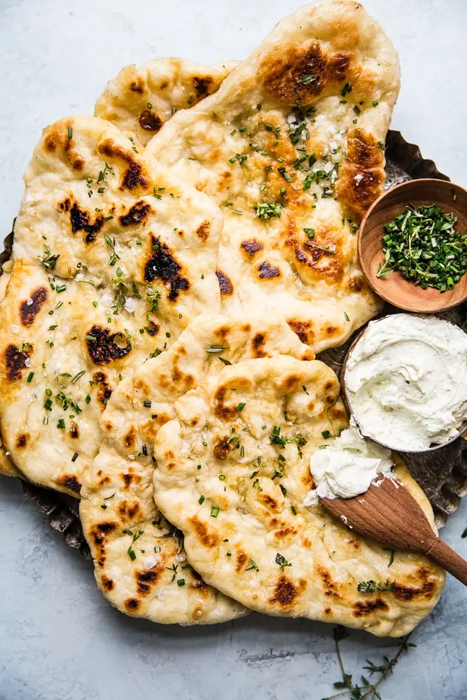 Herbed Flatbread with Whipped Feta_easy make-ahead appetizers