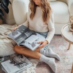 cozy items for fall, reading magazines