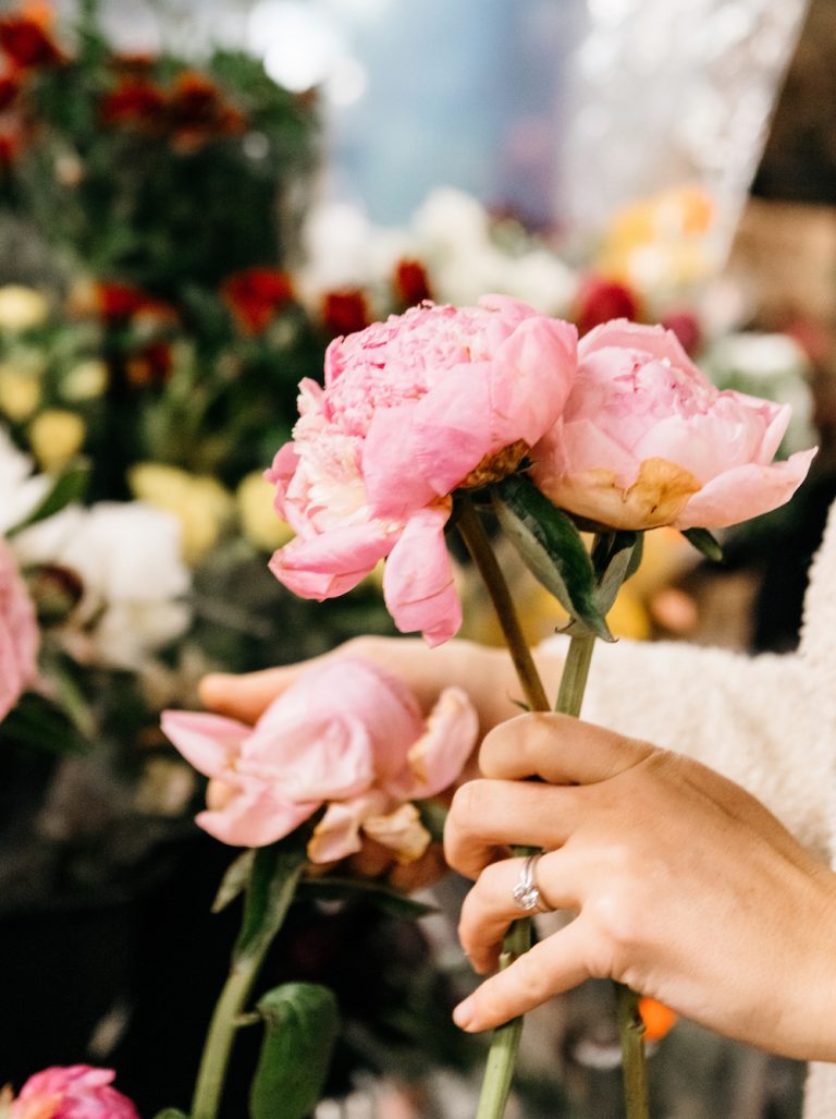 peony flower shopping_eating disorder story