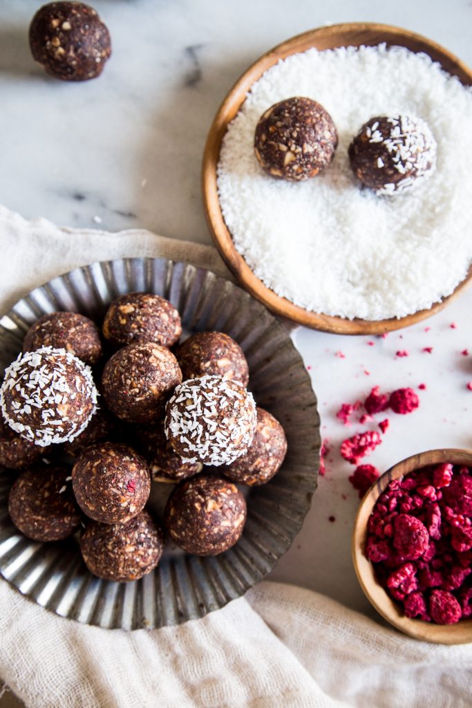 Raspberry Cocoa Energy Balls_foods that boost libido