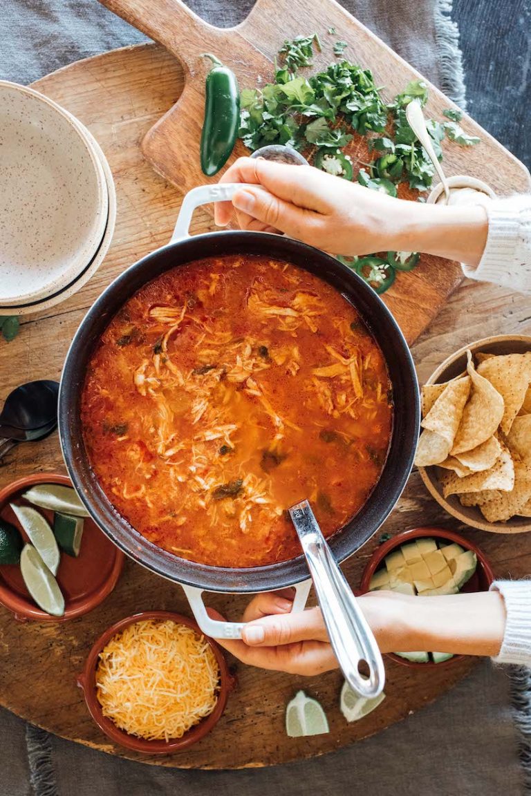 Easy Mexican Chicken Tortilla Soup_late summer recipes