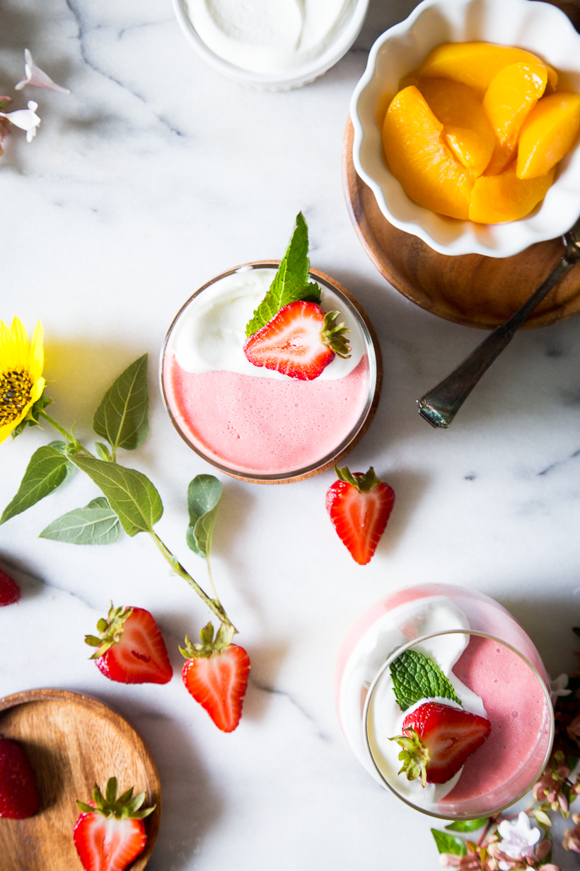fruit blender summer mousse