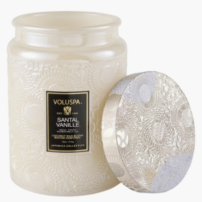 Large Santal Vanile Jar Candle from Voluspa