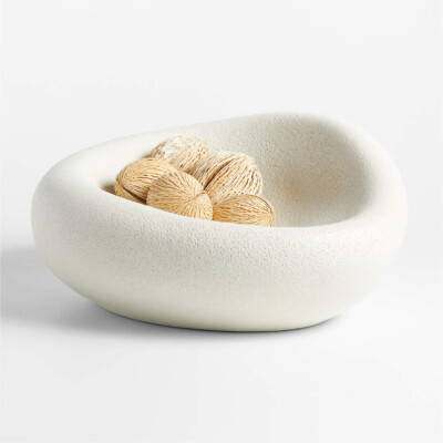 Cirro White Ceramic Bowl