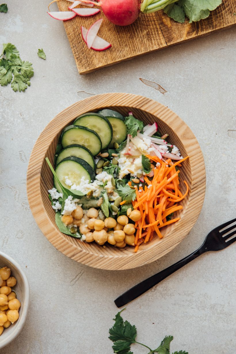Mexican Chopped Salad Recipe with Honey-Shallot Dressing