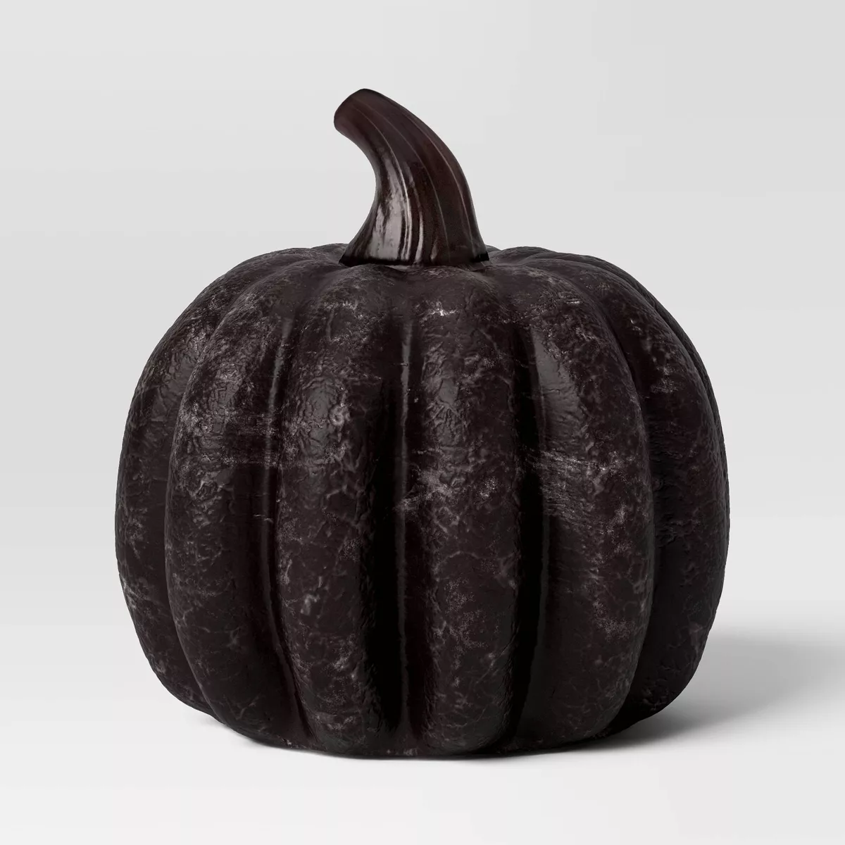 Small Glass Halloween Pumpkin Black - Threshold™