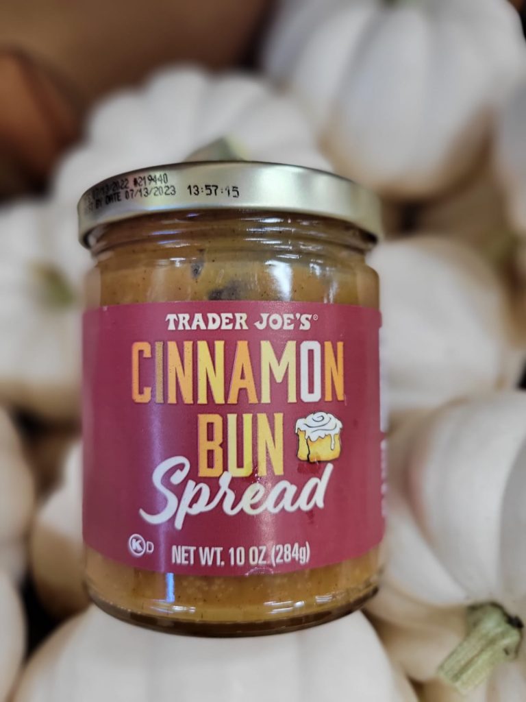 Cinnamon Bun Spread_trader joe's fall 2022