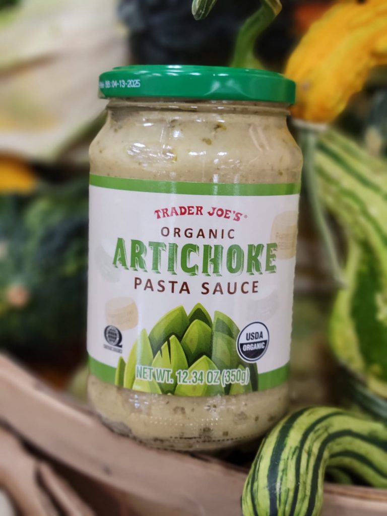 Artichoke Pasta Sauce_trader joe's fall 2022