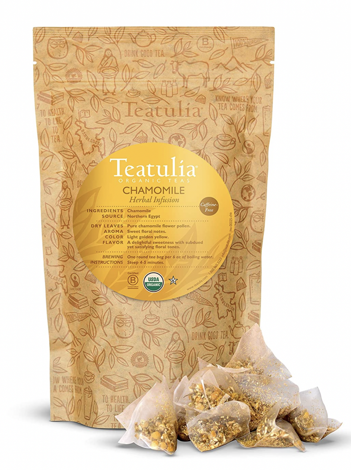 chamomile tea_best teas for bloating