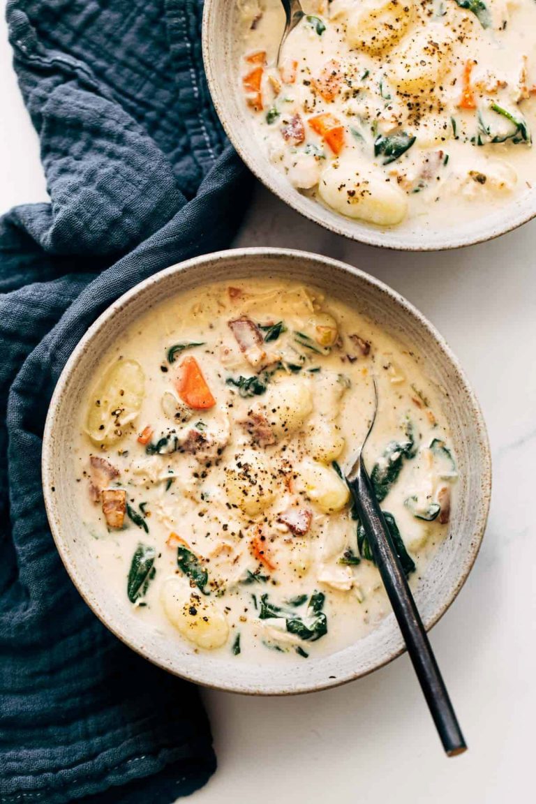 Crockpot Chicken Gnocchi Soup from pinch of yum_crockpot recipes for a crowd