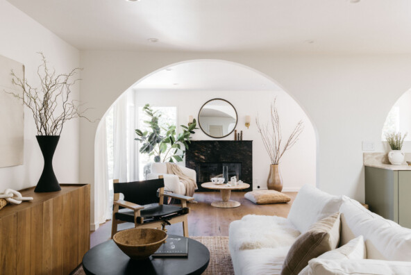 living room with accent chairs