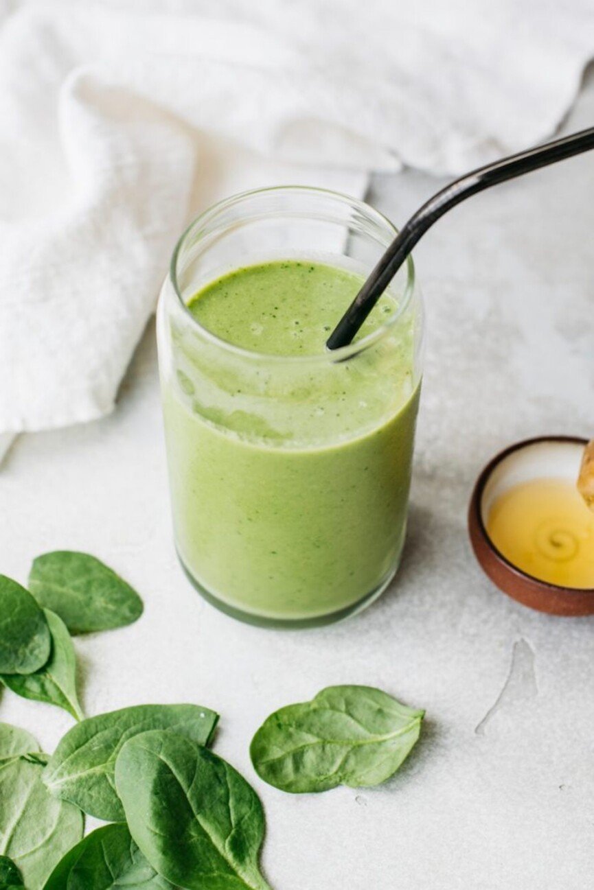 batido verde saludable_ideas de desayuno saladas