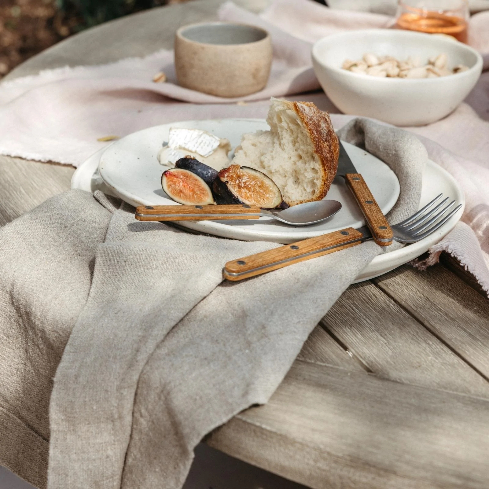 oversized linen napkin