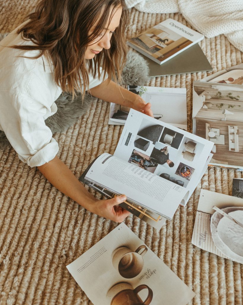 reading, inspiration, magazine