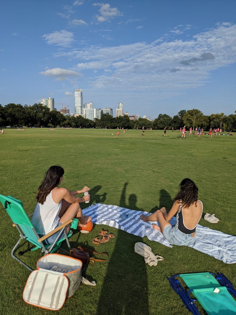 picnic at Zilker Park in Austin, Texas_things to do outside in austin