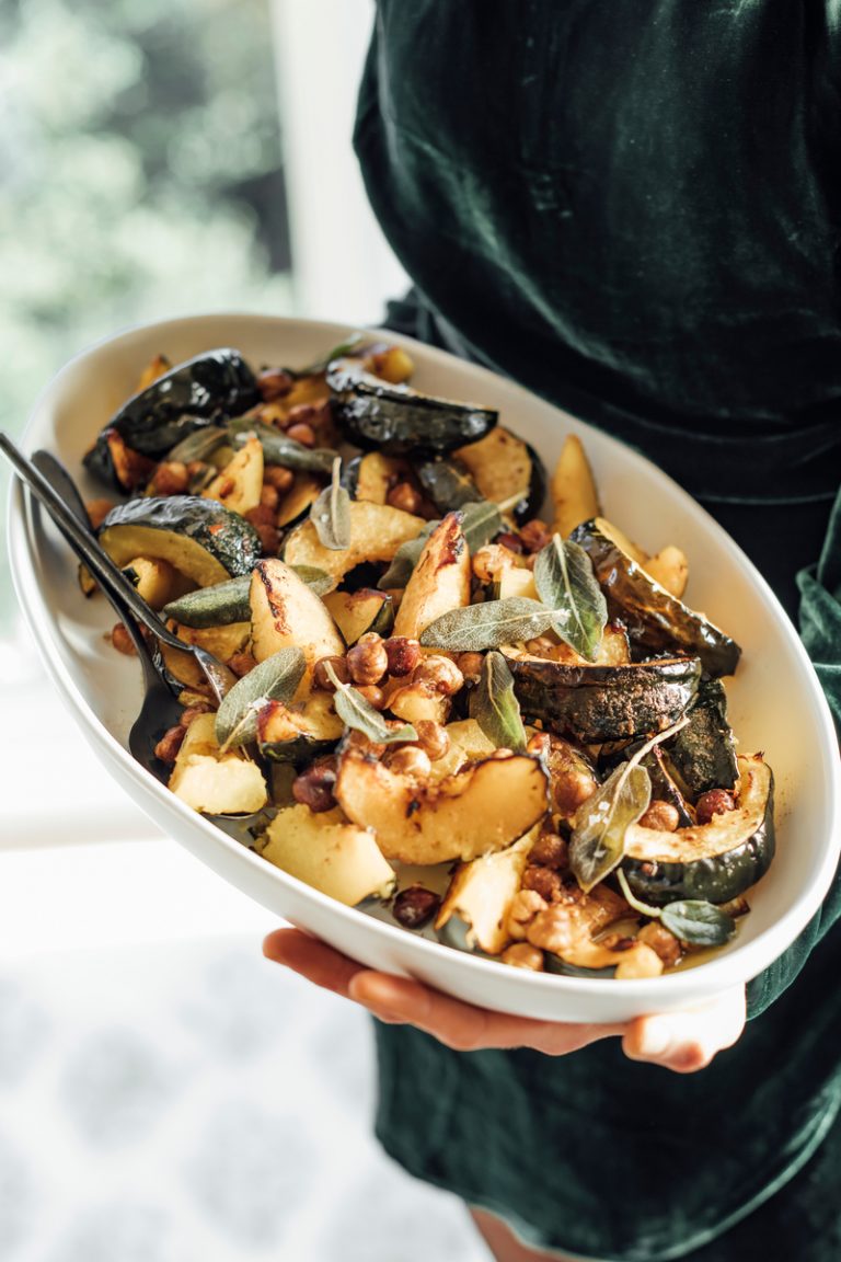 Half-Baked Harvest's Rosemary Roasted Acorn Squash