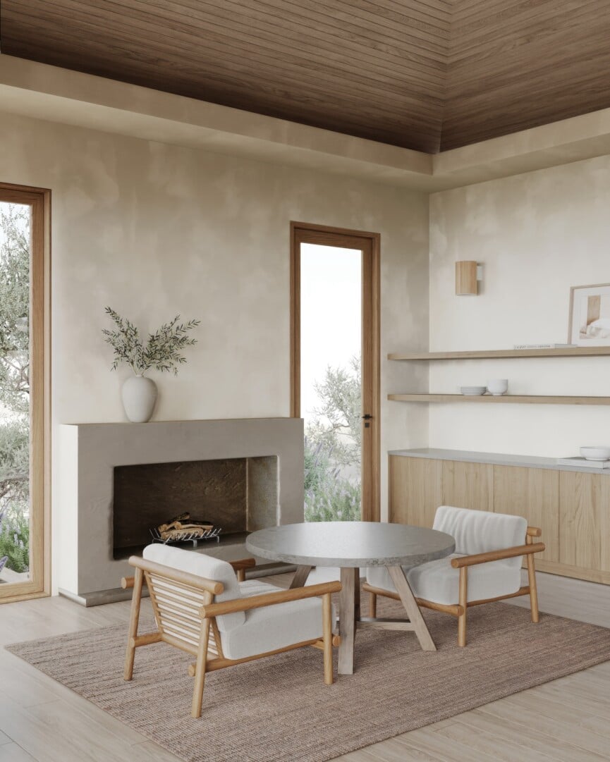 Camille Styles Malibu House Kitchen Rendering