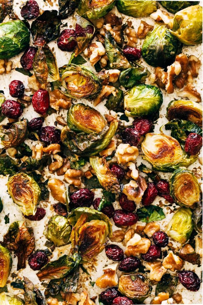 House Favorite Roasted Brussels Sprouts from pinch of yum_best brussels sprouts recipes