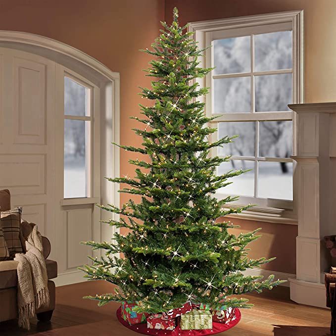 pre-lit vintage christmas tree from amazon