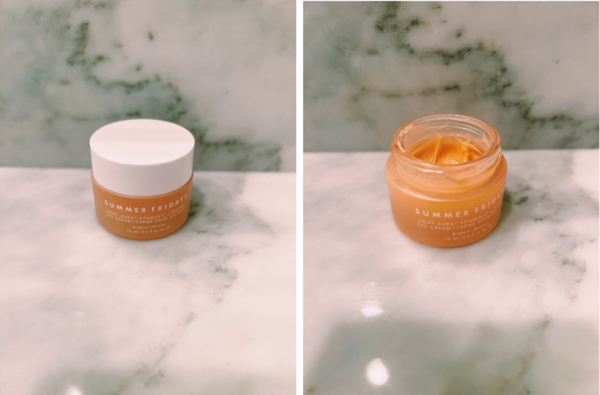 Summer Fridays light aura vitamin c eye cream