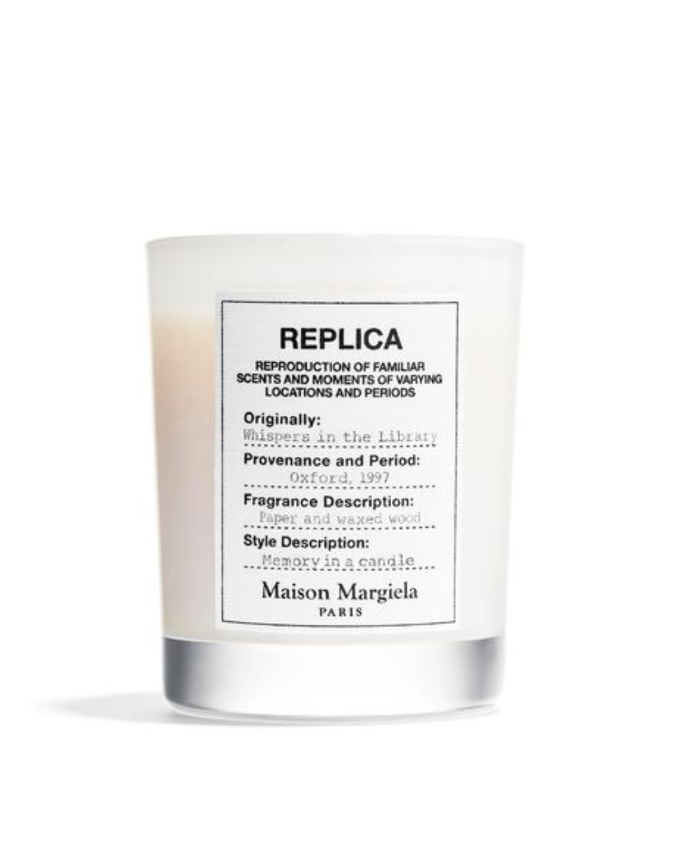 REPLICA WHISPERS IN THE LIBRARY CANDLE