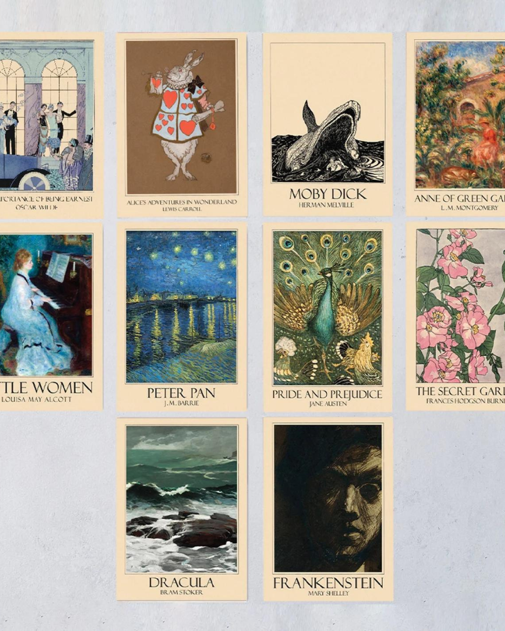 Classic Literature Postcard Set