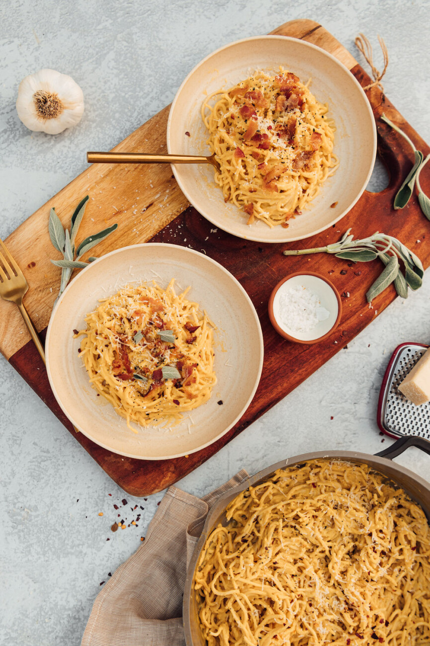 Receta de pasta con calabaza y nueces: alimentos de otoño para el equilibrio hormonal