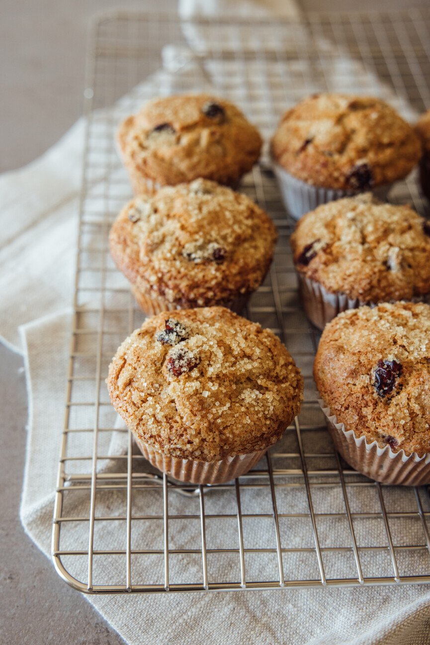 easy cranberry orange muffins recipe