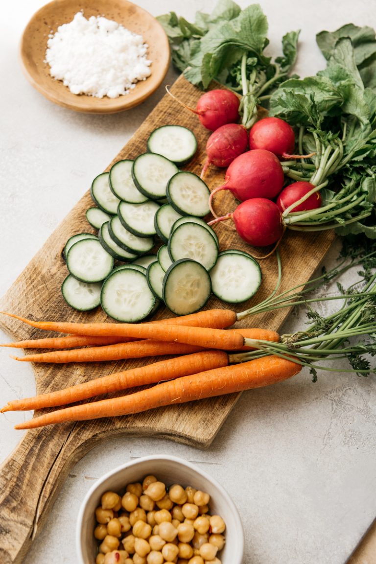 Fresh produce for a healthy meal on a budget.