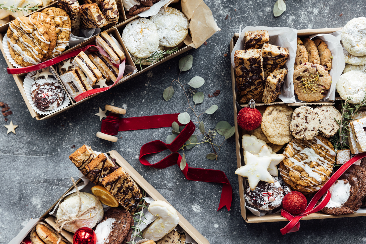 christmas cookie exchange boxes