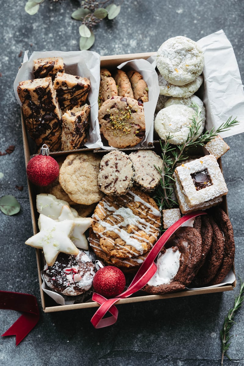 christmas cookie exchange boxes