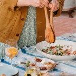 gut skin connection, salad