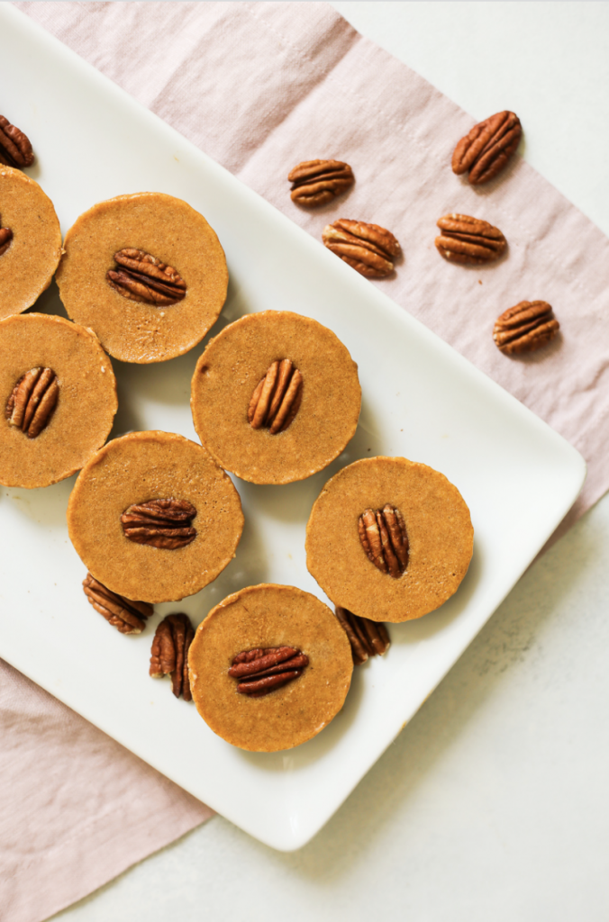 No Bake Paleo Pumpkin-Pecan Pie Bites