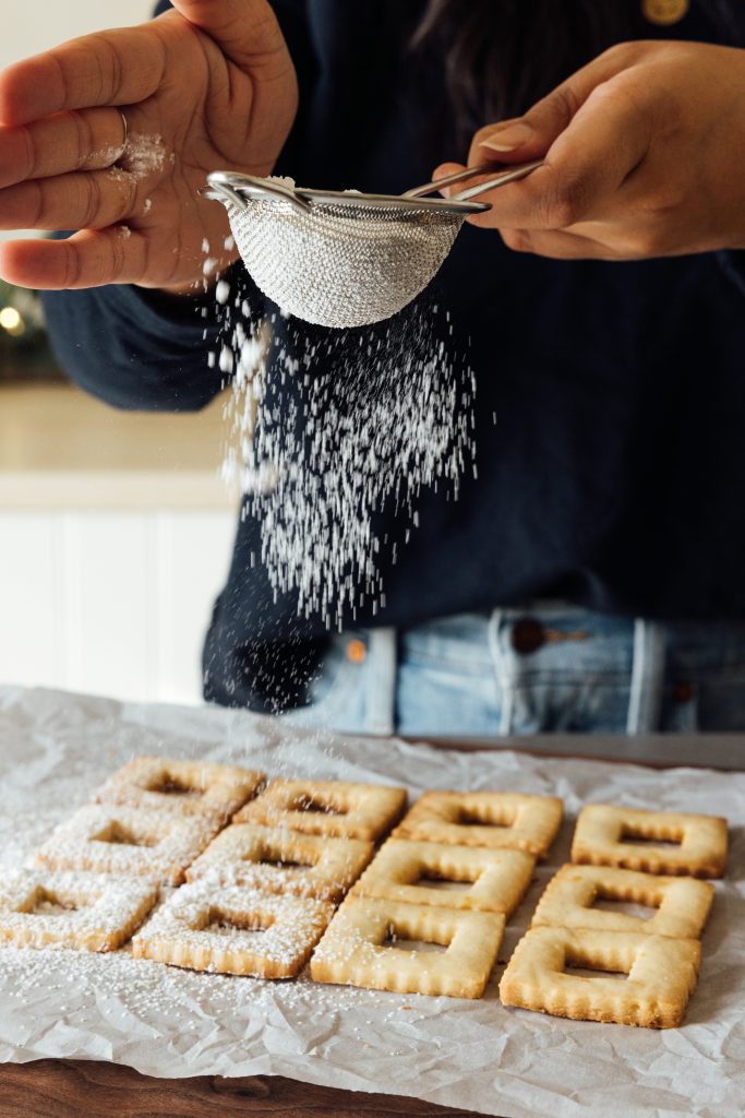 galletas de mantequilla de chocolate y naranja