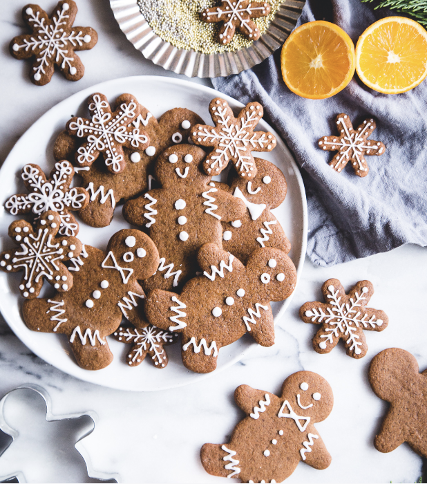 Vegan Orange Gingerbread Cookies_vegan comfort food recipes