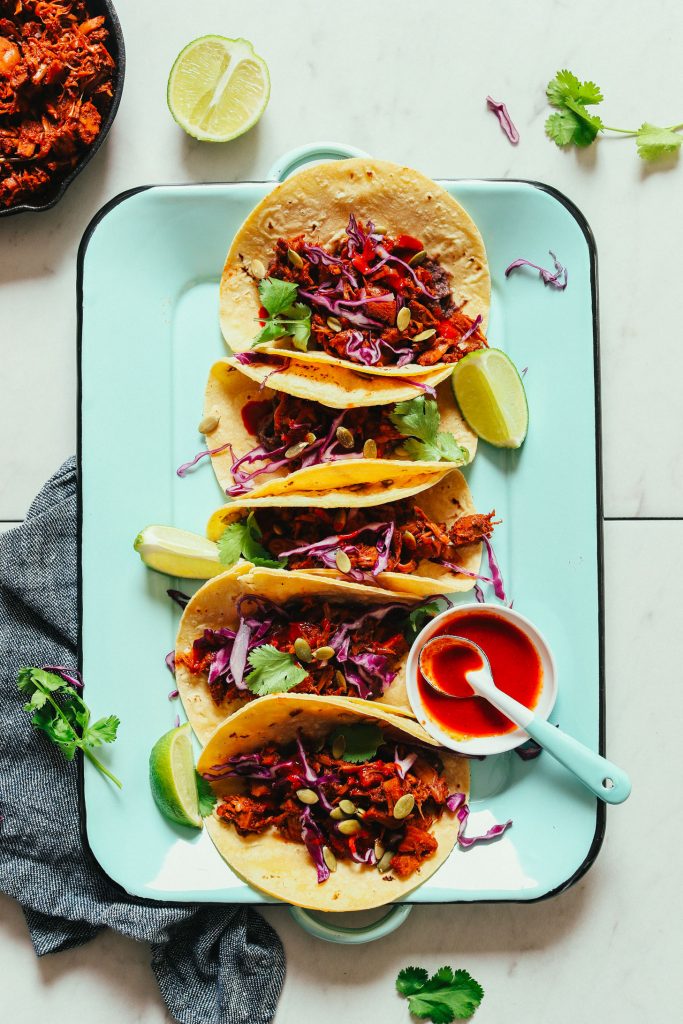 Jackfruit tacos_protein-rich fruits