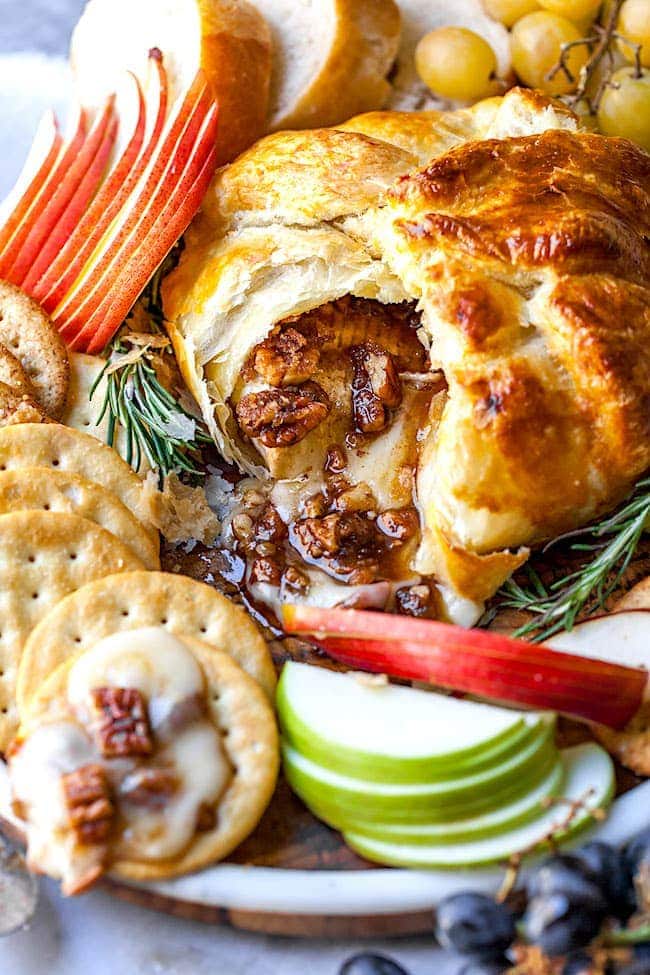 Baked Brie with Pomegranates Recipe - Love and Lemons