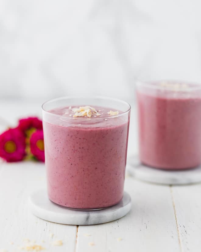 Blackberry Coconut Milk Smoothie