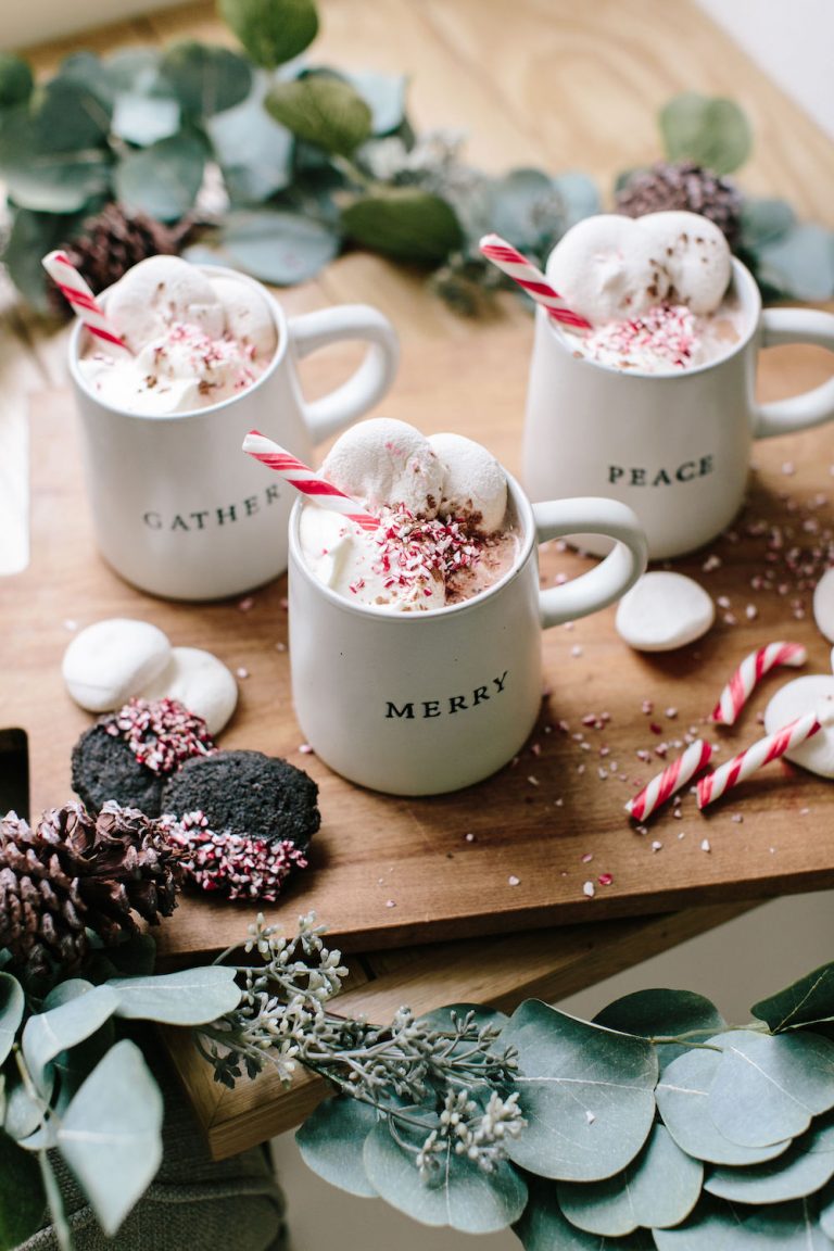 Boozy Peppermint Hot Chocolate_best hot drinks