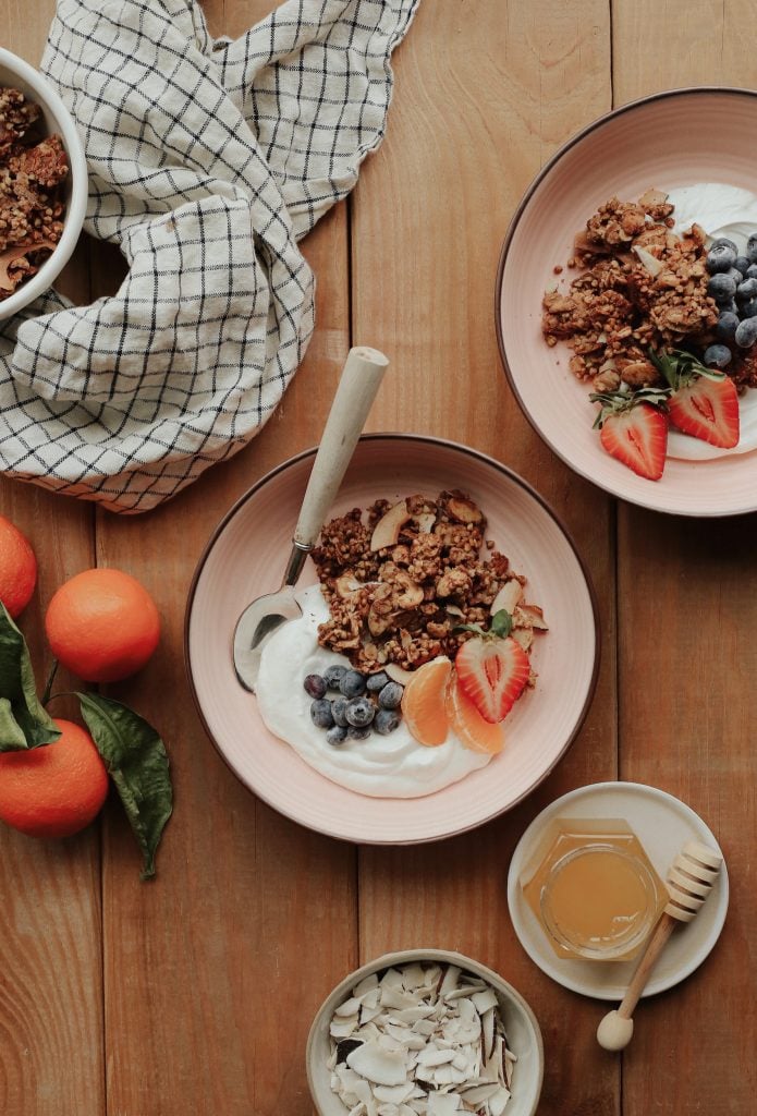 Chai spice buckwheat granola