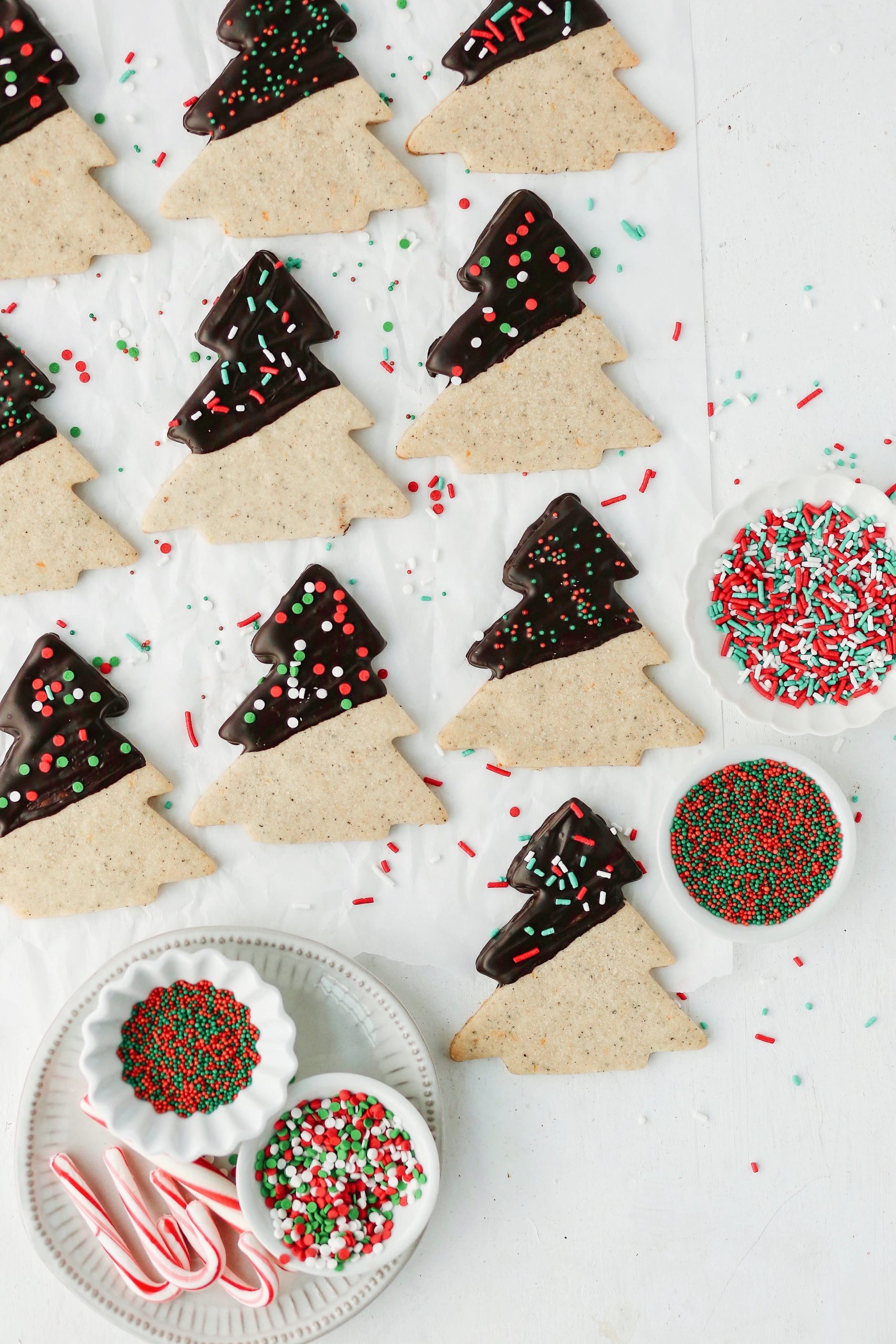 Chai Chocolate Dipped Christmas Cookies best christmas cookie recipes