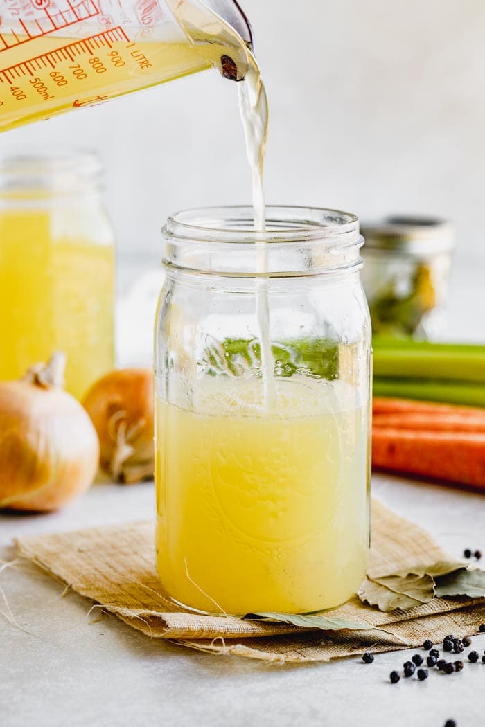chicken broth_drinks for sore throat