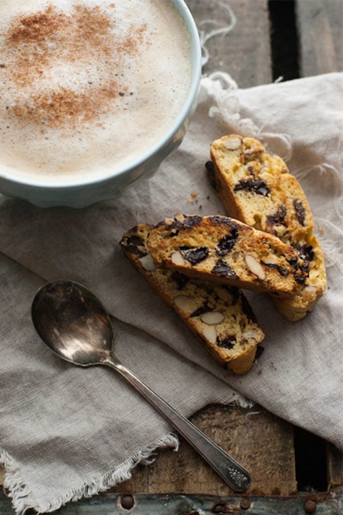 Chocolate Cherry Almond Biscotti