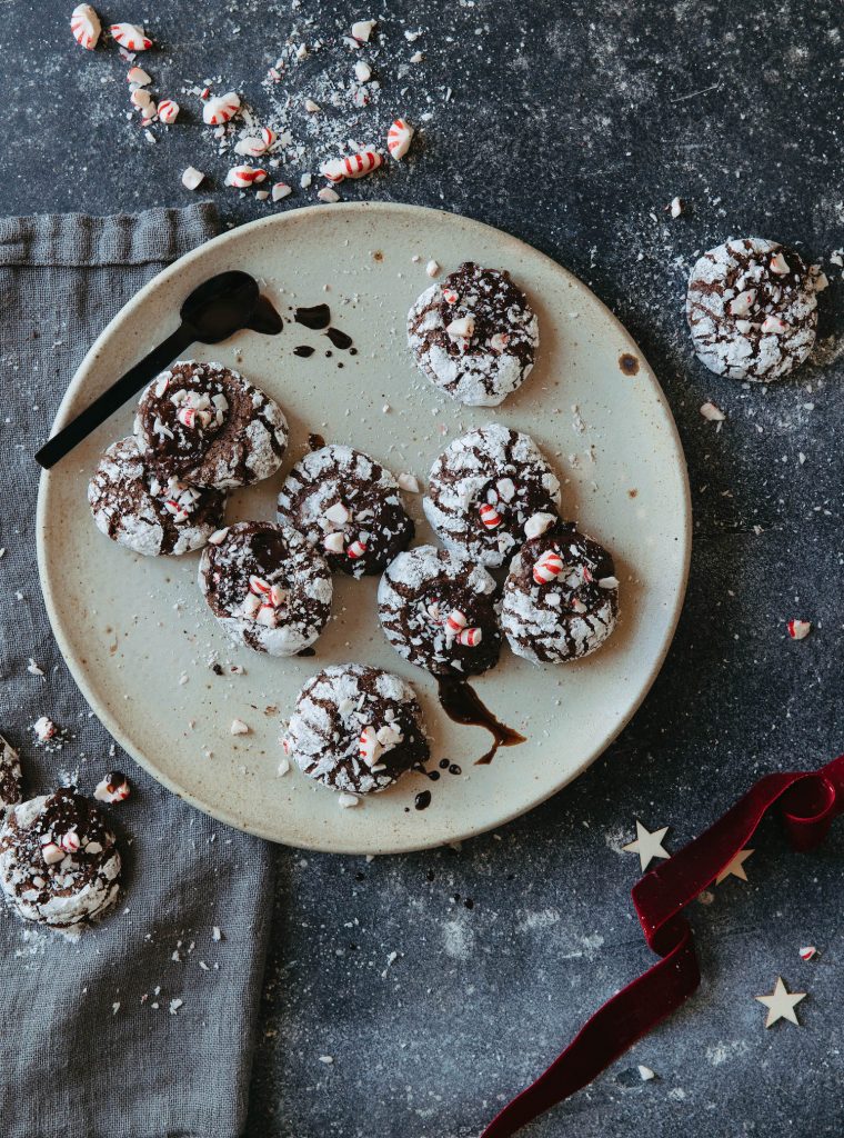 Chocolate Peppermint Snowball Cookies weightier christmas cookie recipes