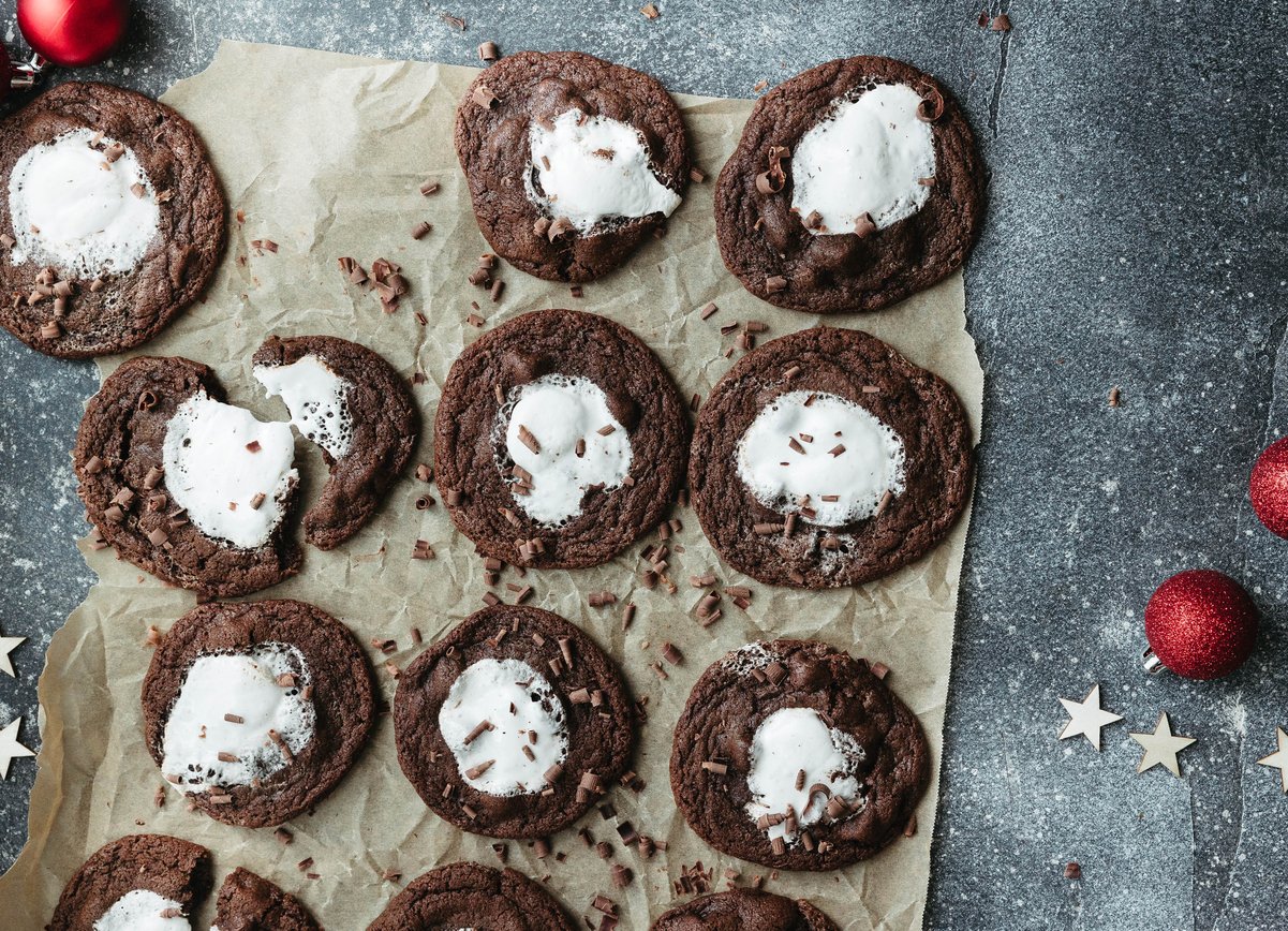 hot chocolate cookies