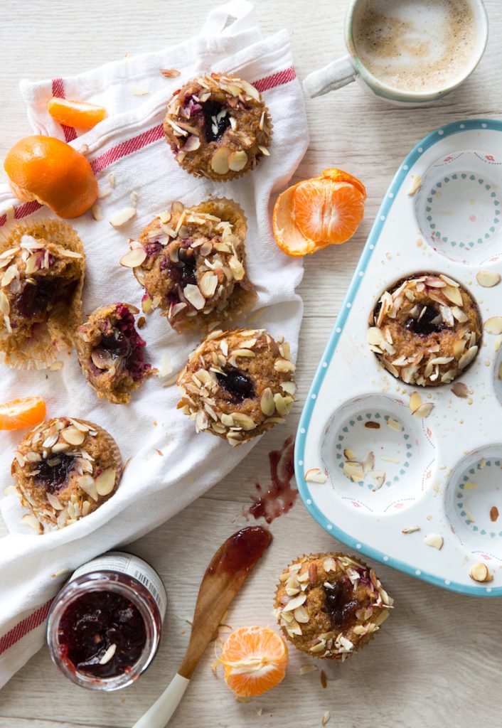 Jam-Filled Gluten-Free Muffins new year's day brunch ideas