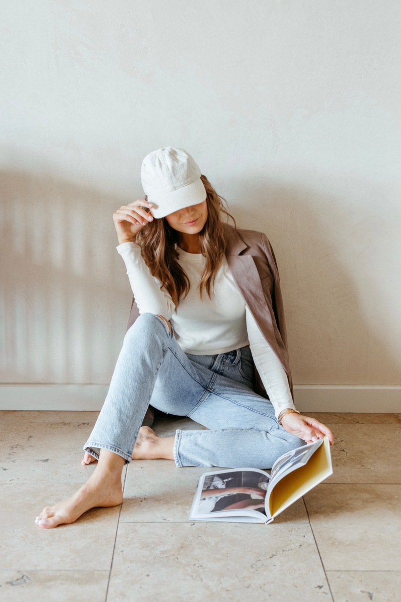 reading, hat, book