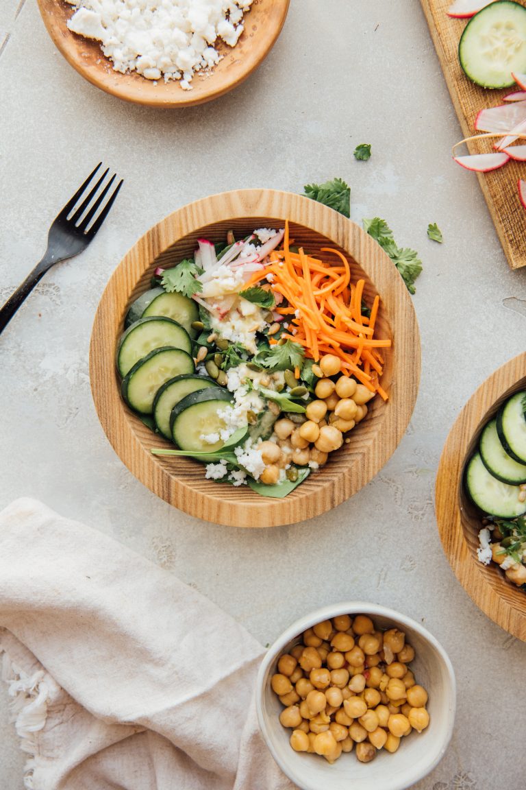 Mexican Chopped Salad with Honey-Shallot Vinaigrette_healthy recipes