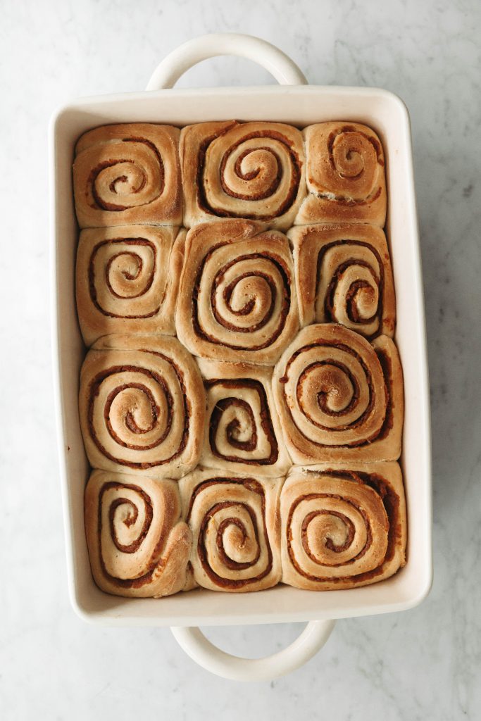 spiced orange date past cinnamon rolls