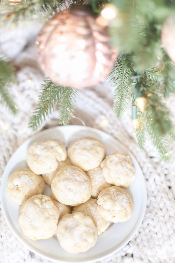 White Christmas Sugar Cookies